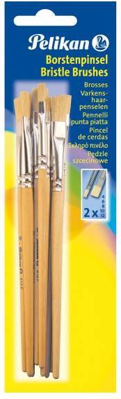 Produktbild Pelikan 720417 - Haar - Pinsel (Sorte: 23) Inhalt je Grösse 3 x 2, 4, 6 und 8 (0.01 mm)