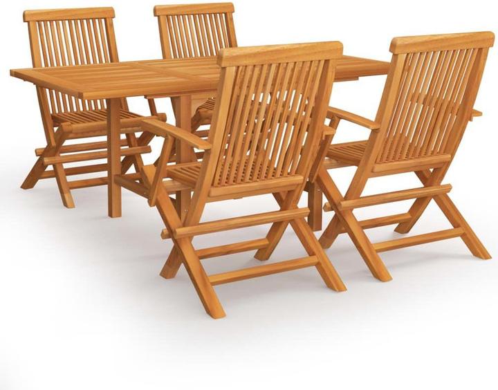 Produktbild vidaXL Garten Essgruppe (160 x 80 x 75 cm)