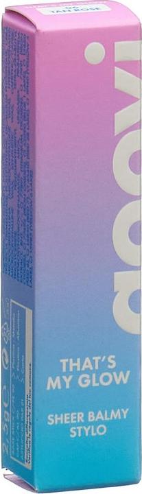 Actual product image Goovi THAT'S MY GLOW Tinted Lip Balm 06 Tan Rose Bals (Lip balm, 44.97 ml)