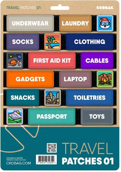 CRDBAG Travel patch 01 (Camera accessory bag)