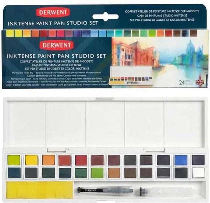 Immagine prodotto Derwent Palette Inktense Paint 24 Pan (603054) (Bianco)