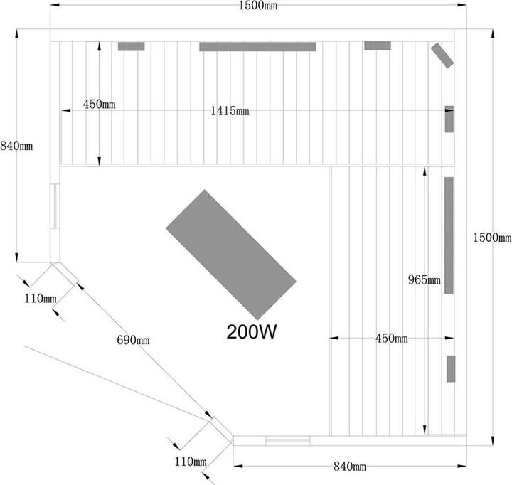 Actual product image Home Deluxe Ikenna Deluxe XXL (Without oven)