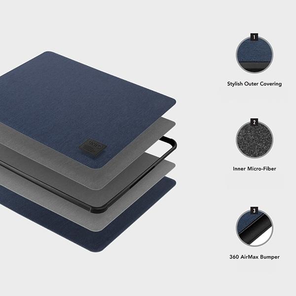 Thumbnail - Uniq Fender 16" gray case (16"), Notebooktasche, Grau