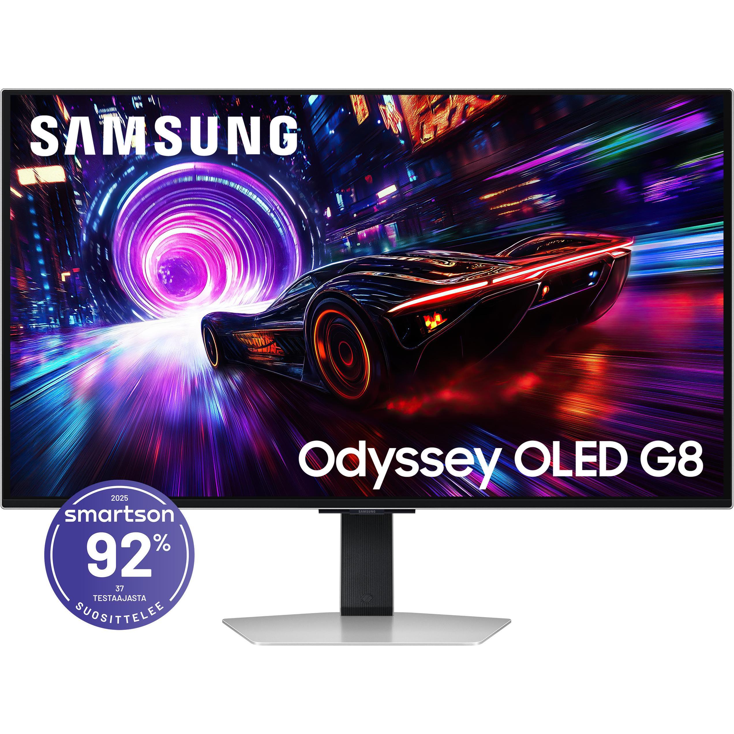 Samsung Odyssey OLED G8 - G81SF (3840 x 2160 Pixel, 27"), Monitor, Silber