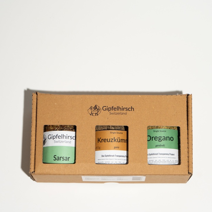 Produktbild Gipfelhirsch Gemüse Gewürz Geschenkbox (155 g)