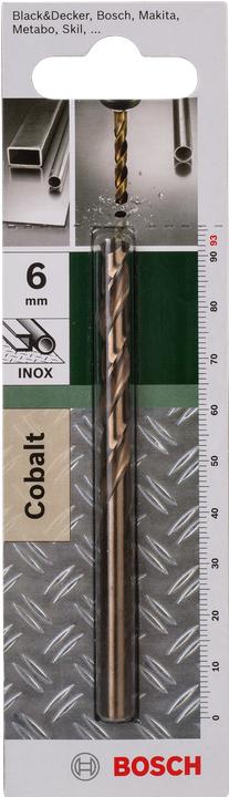 Actual product image Bosch Zubehör Metal drill HSS-Co, DIN 338 D= 6.0 mm L= 93 mm (6 mm)