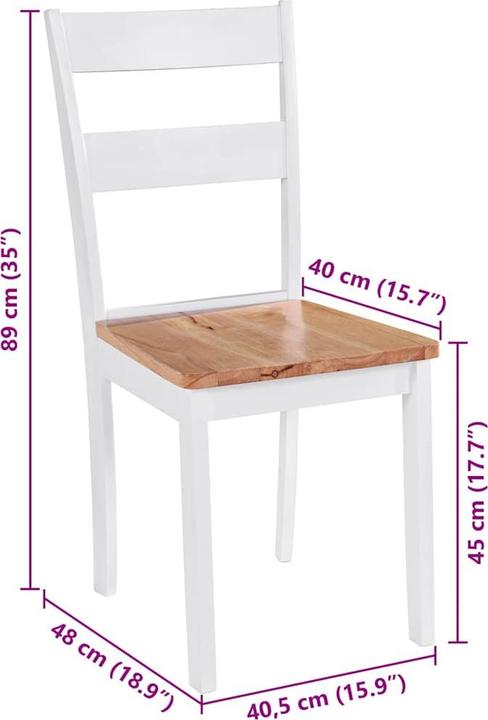 Actual product image vidaXL Esszimmerstuhl