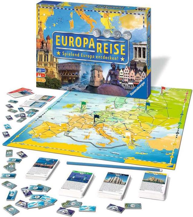 Produktbild Ravensburger Europareise (Deutsch, 2 - 6 Spieler)
