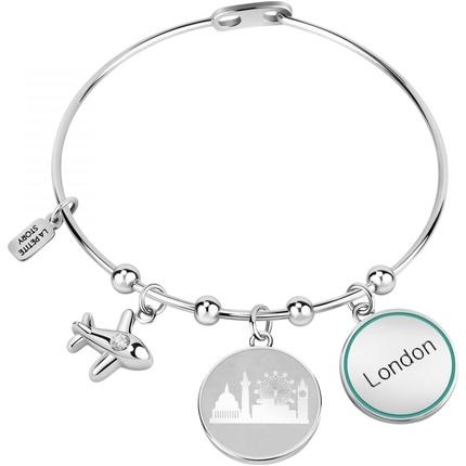 Image du produit La Petite Story Traveling solid bracelet Myself LPS05ATA03 (Acier inoxydable)