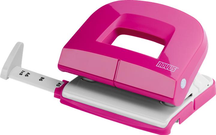 Actual product image Novus Punch E216 pink in blister pack