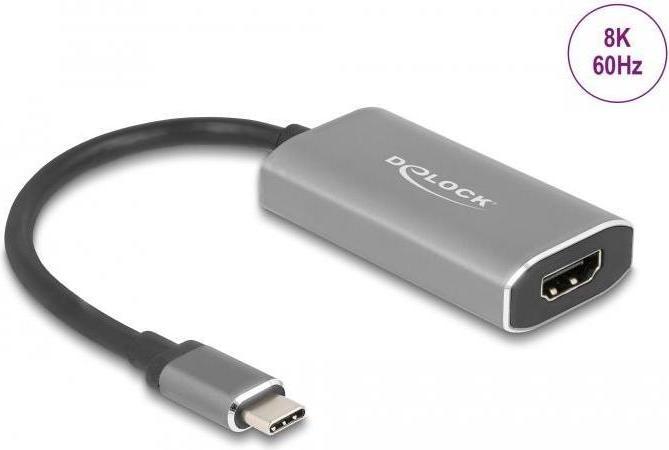 Actual product image Delock USB Type-C™ Adapter to HDMI (DP Alt Mode) 8K with HDR Function (HDMI, 20 cm)