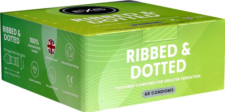 Produktbild Pipedream Ribbed and Dotted Retail Pack - 48 pcs (48 Stk.)