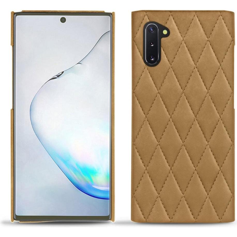 Noreve Lederschutzhülle (Samsung Galaxy Note 10), Smartphone Hülle, Braun