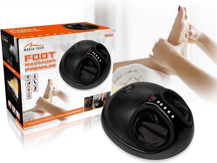 Produktbild Media-Tech FUSSMASSAGER PREMIUM - Fussmassagegerät für wärmendes und entspannendes Shiatsu und Pressotherapie m