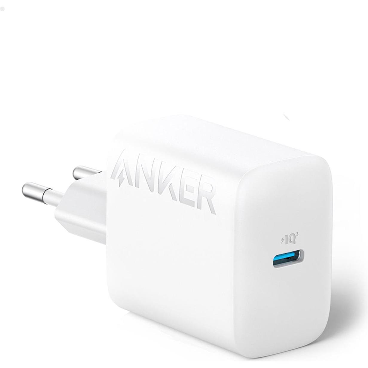 Thumbnail - Anker 312 Charger 20W Ladegerät 1x USB-C white (20 W), USB Ladegerät, Weiss