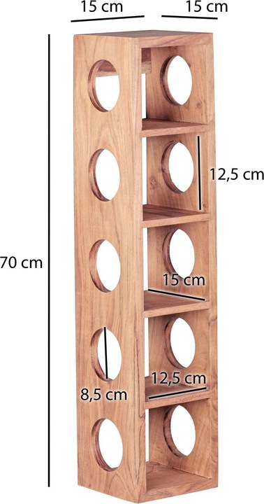 Actual product image Wohnling Mumbai (15 x 15 x 70 cm)
