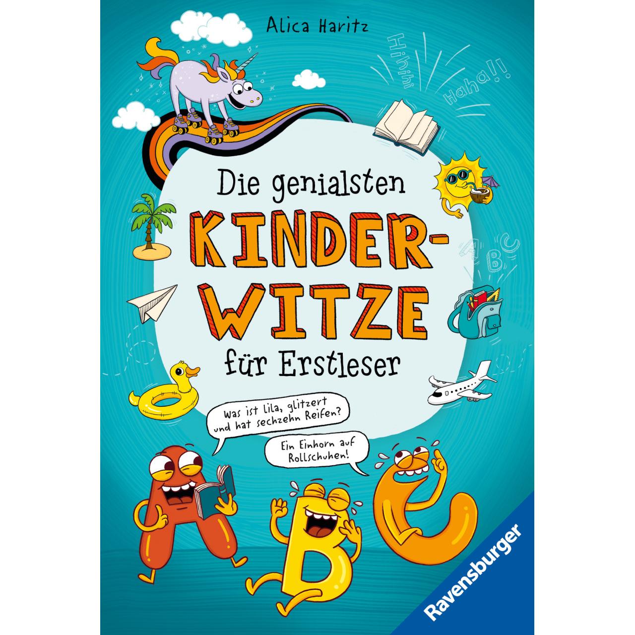 Die genialsten Kinderwitze für Erstleser, Leseanfänger und Grundschüler, Kinderbücher von Alica Haritz