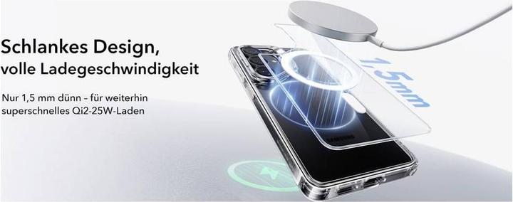 Actual product image ESR - Classic Hybrid HaloLock Kickstand - Samsung Galaxy S26 - Clear (Samsung Galaxy S26)