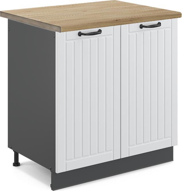 Anthrazit, Weiss Landhaus