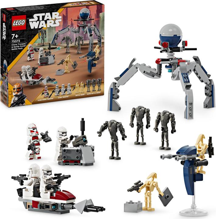 Actual product image LEGO 75372 Clone Trooper™ & Battle Droid™ Battle Pack (75372, LEGO Star Wars)