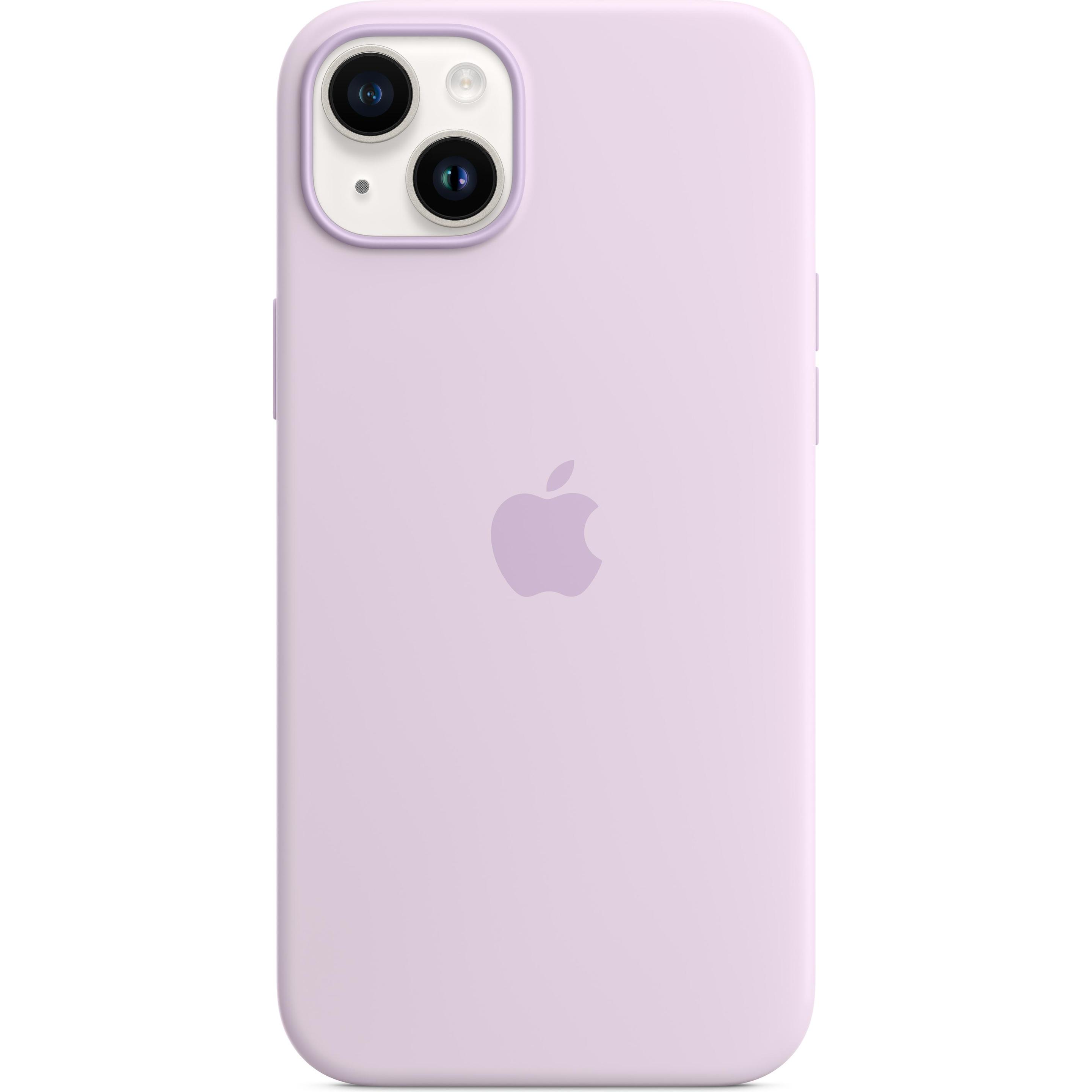 Apple Silicone Case with MagSafe (Apple iPhone 14 Plus), Smartphone Hülle, Violett