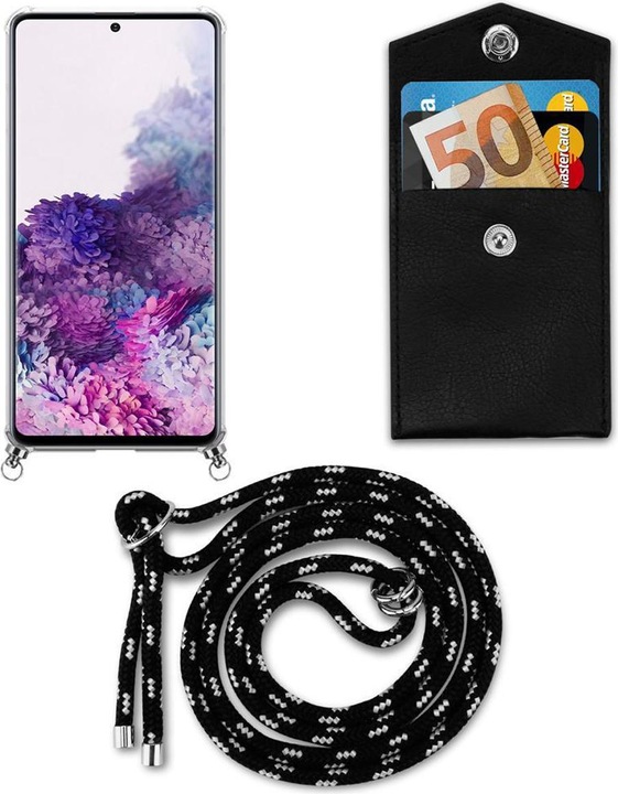 Produktbild Cadorabo TPU Handy Kette SILBER Cover