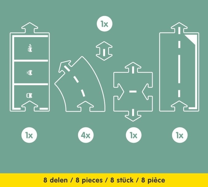 Immagine prodotto Waytoplay Estensione a metà strada 8 pezzi