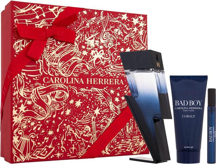 Produktbild Carolina Herrera Bad Boy Cobalt Eau De Parfum 100ml Eau De Parfum 10ml Shower Gel 100ml