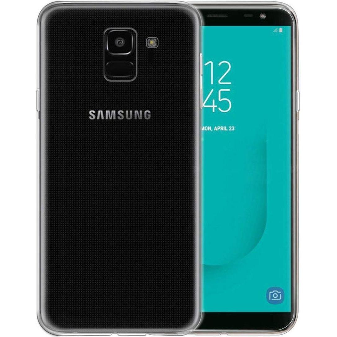 König Design Handyhülle für Samsung Galaxy J6 Schutzcase Backcover Bumper Etuis Transparent (Samsung Galaxy J6), Smartph...