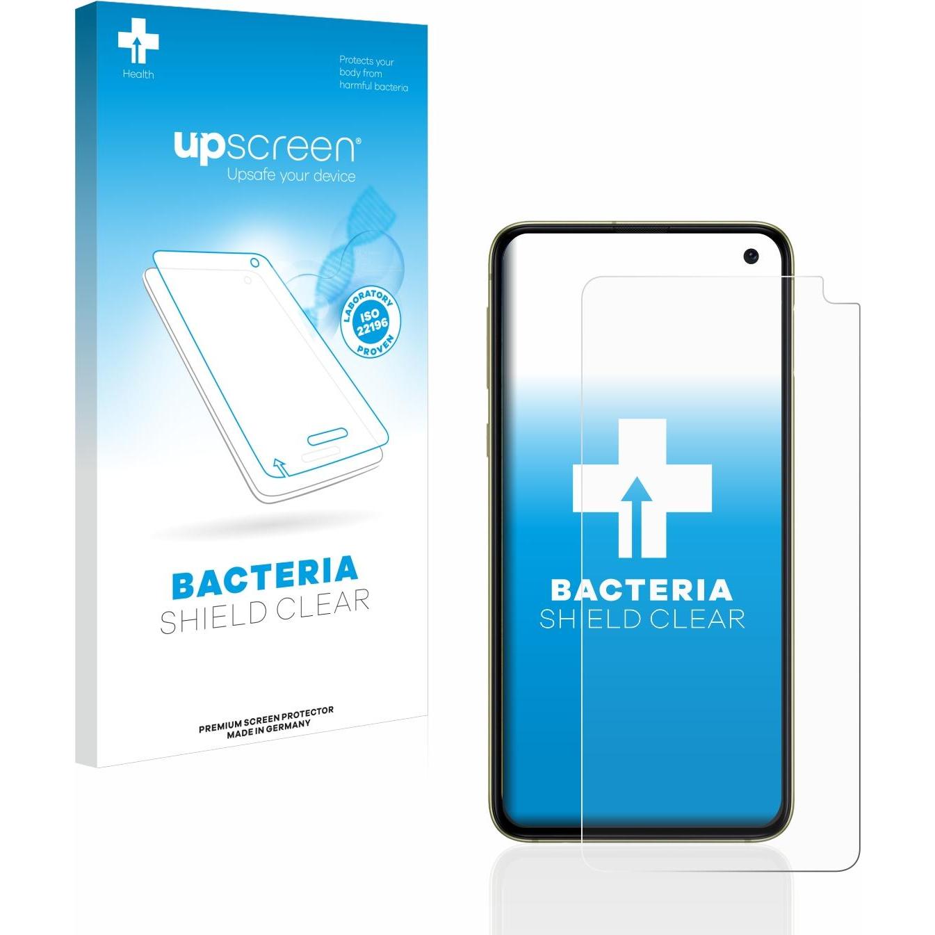 upscreen Schutzfolie Displayschutz Displayschutzfolie Folie Klar antibakteriell (1 Stück, Samsung Galaxy S10e), Smartpho...