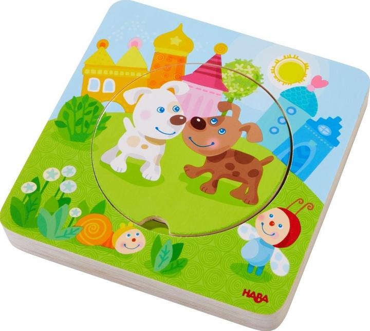 Immagine prodotto Haba Puzzle di legno bambini animali colorati (5 pezzi)