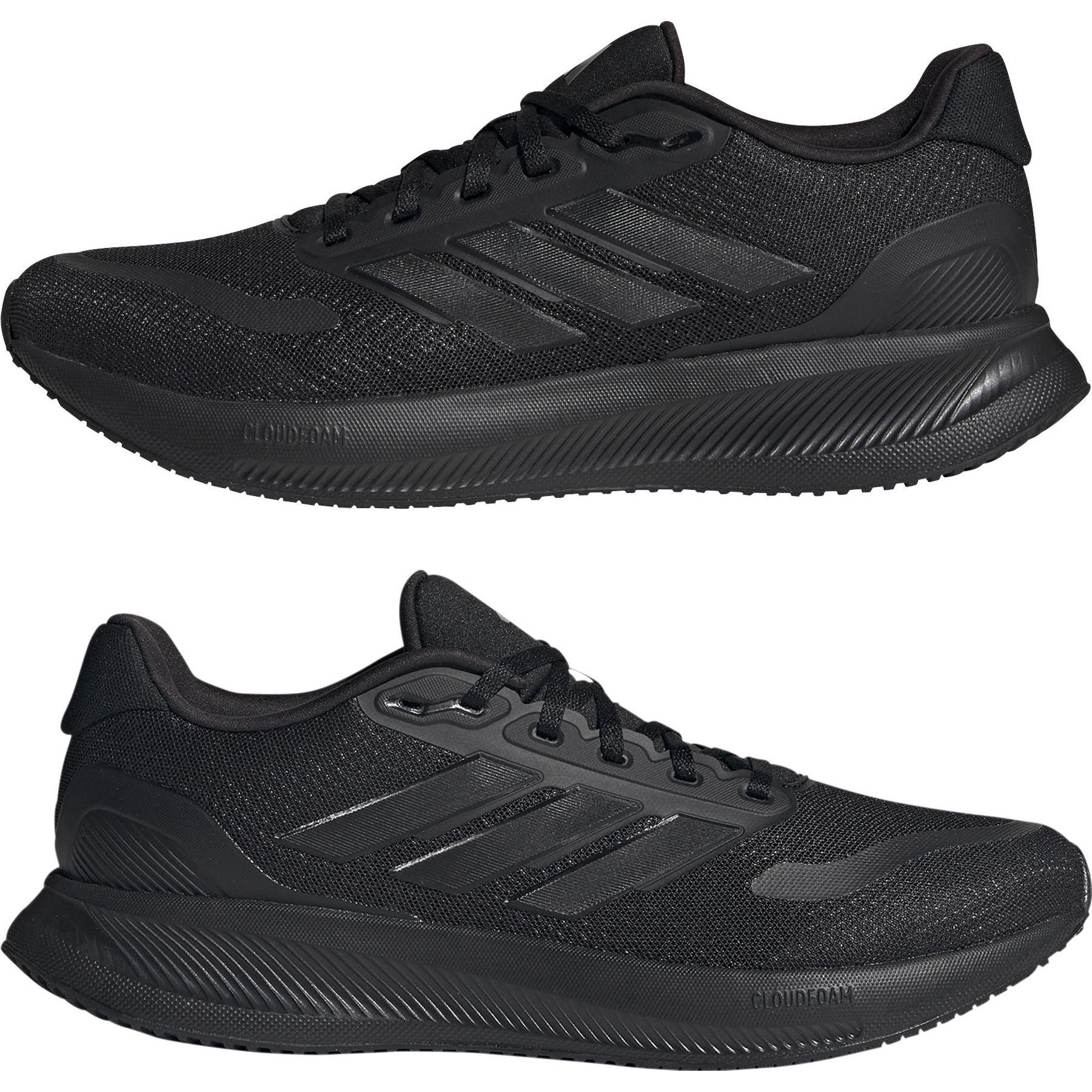 Thumbnail - adidas, Herren, Laufschuhe, Run Falcon 5 (49 1/3), Schwarz