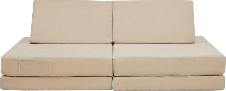 Actual product image En.Casa Spielsofa Norhulta 5-tlg. 120x66x46 cm Cord Beige (Children sofa)
