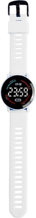 Produktbild Cbx M6 Sport LED-Digitaluhr mit Silikonarmband 12-Stunden-Anzeige Weiss (40 mm)
