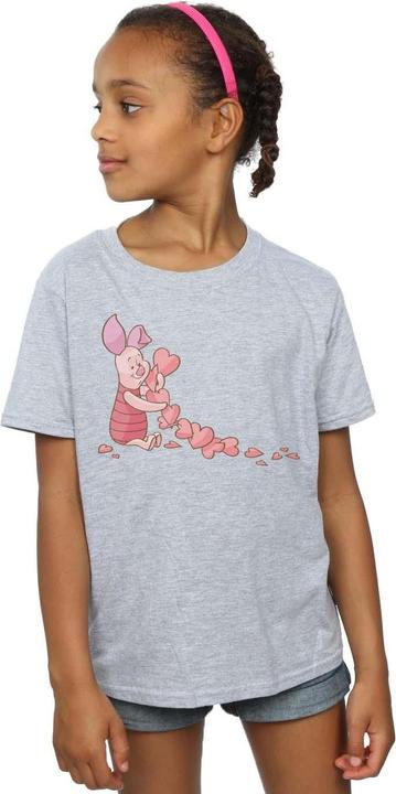 Produktbild Disney Winnie The Pooh Piglet Chain Of Hearts TShirt Mädchen (104)