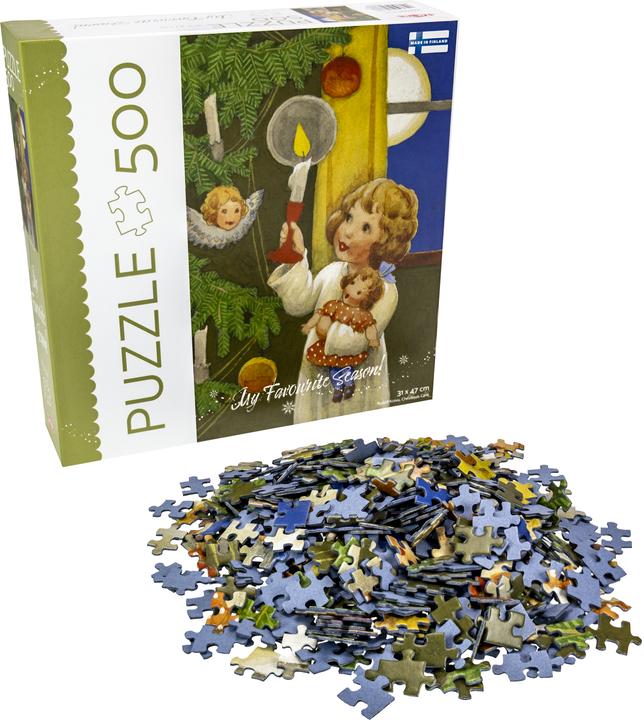 Immagine prodotto Tactic 500 Weihnachtskarten-Puzzle (500 pezzi)