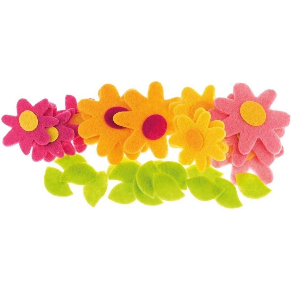 Brewis, Sticker, Filzaufkleber Blumen 30 Stk