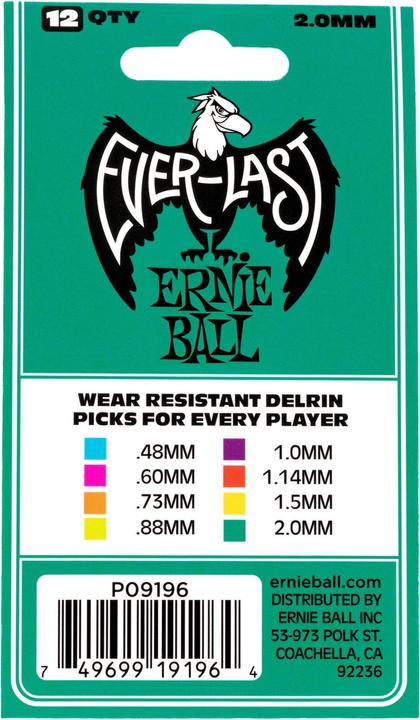 Produktbild Ernie Ball Everlast (12 x, 2 mm)