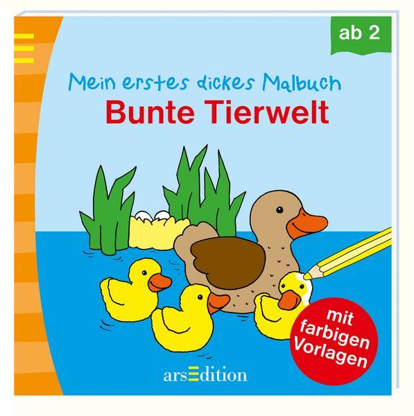 Produktbild Mein erstes dickes Malbuch Bunte Tierwelt