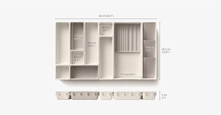 Immagine prodotto Joseph Joseph MakeUp Organiser Viva Set Shell