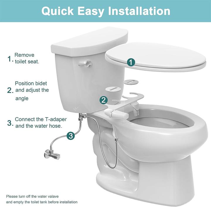 Produktbild Withlent Bidet-Aufsatz für Toilette