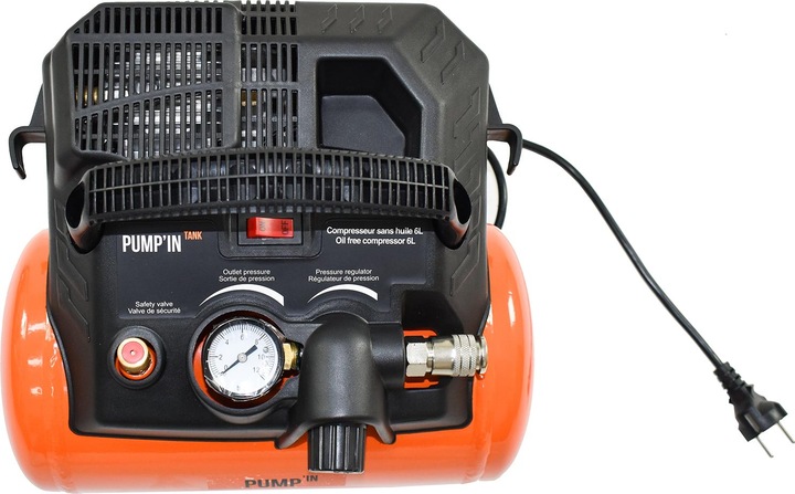 Image du produit Pump'in TANK - Mini-compresseur avec cuve de 6l (8 bar, 6 l)