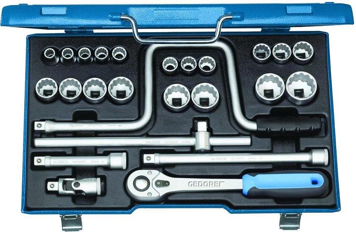 Produktbild Gedore D 19 TMU-10 Steckschlüssel-Satz 1/2" 25-teilig UD 10-32 mm (1/2")