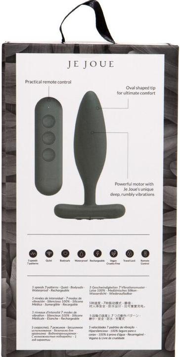 Actual product image Je Joue Vesta Anal Plug Vibrating Black