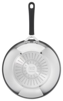 Actual product image Tefal Jamie Oliver E3031944 Pan Wok/Frying Pan Round (28 cm, Wok, Stainless steel)