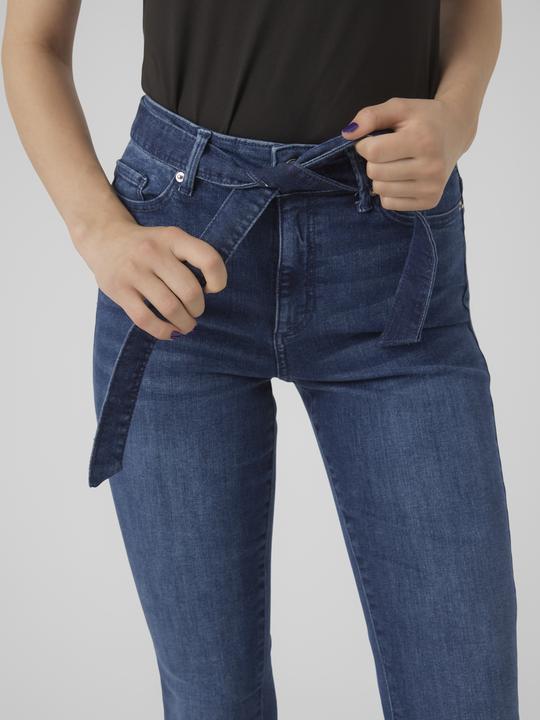 Actual product image Vero Moda VMSIGA Flared Belt High Waist Jeans (W26/L32)