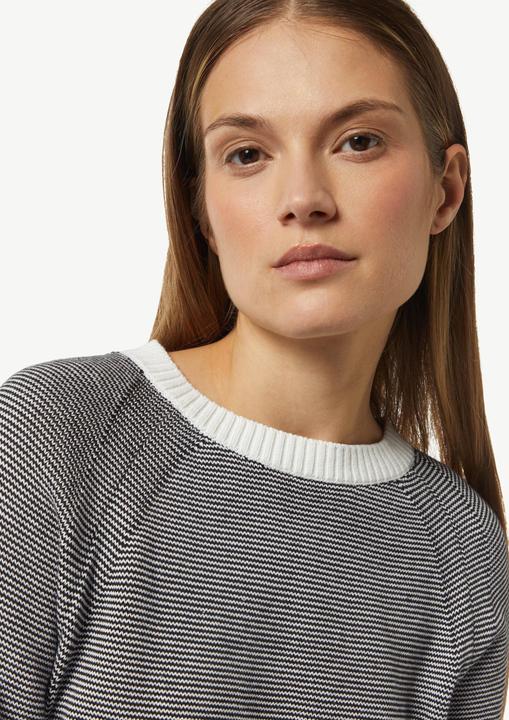 Image du produit Comma Strickpullover Baumwollpullover mit Streifen (42)