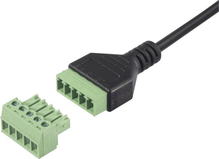 Produktbild Renkforce USB-C® Adapterkabel (1x USB-C® Buchse - 1x Klemmanschluss) RF-6443954 (0.30 m, 60 W)