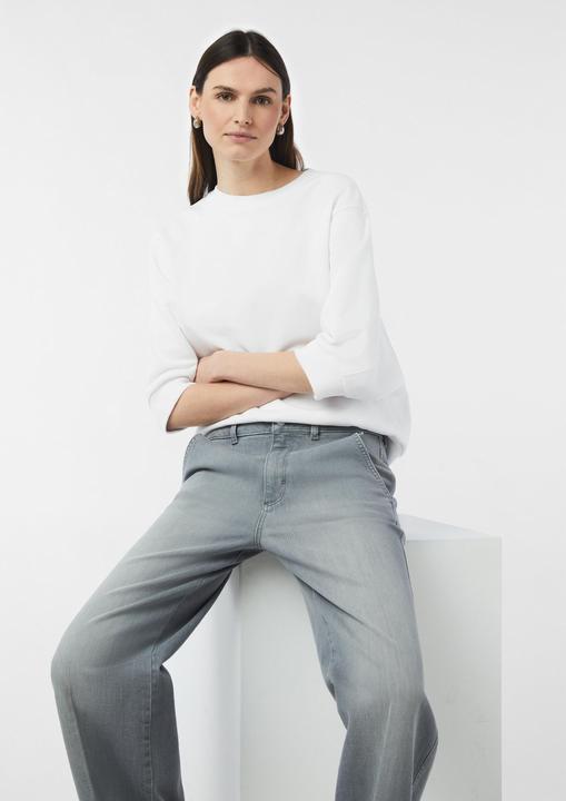 Produktbild Comma Sweatshirt Sweatshirt im Relaxed Fit mit weiten 3/4-Ärmeln (34)