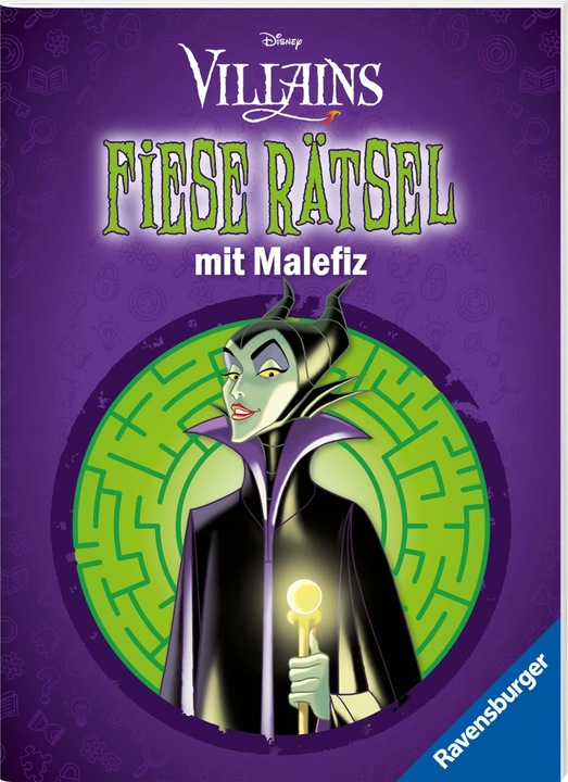 Immagine prodotto Ravensburger Disney Villains: Fiese Rätsel mit Malefiz (Tedesco, 2023)